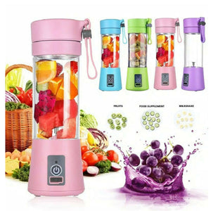 Portable Blender With USB Rechargeable Mini Kitchen Fruit Juice Mixer Home Simple Portable Electric Mini Juicer - - Compact Blenders - Carvan Mart