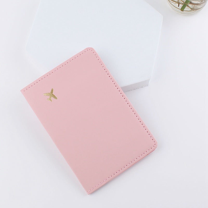 Leather Document Package Travel Protective Case Passport Case - Pink - Women's Wallet - Carvan Mart