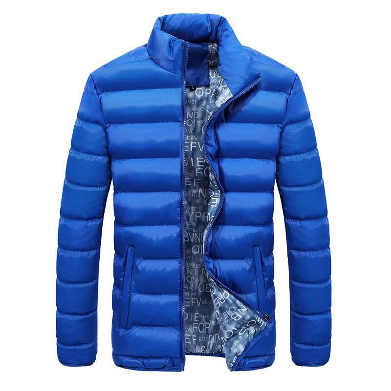 Men's Middle-aged Youth Stand-collar Padded Short Padded Jacket - Carvan Mart