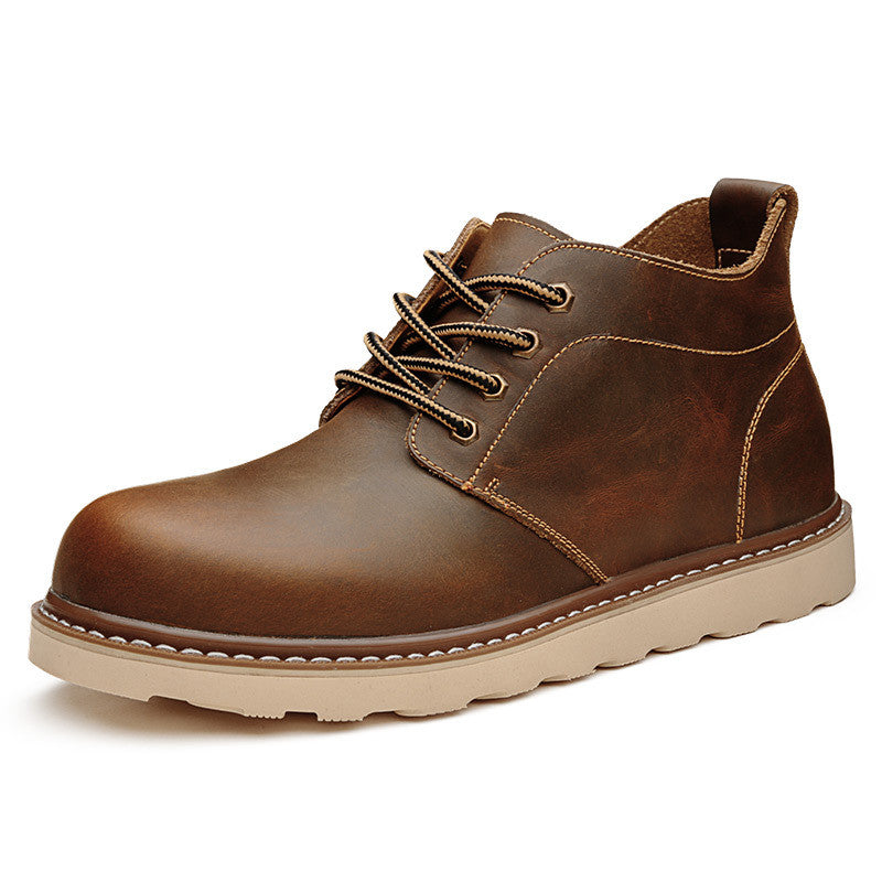 Men's Middle Top Working Wear Retro Desert Boots - - Men's Boots - Carvan Mart