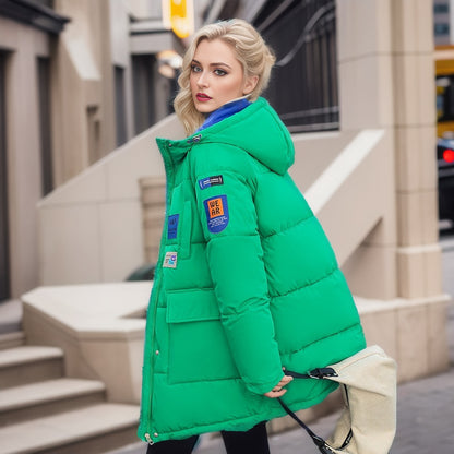 Designer Cold-Weather Attire Women's Double Sided Down Cotton Jacket - Carvan Mart Ltd