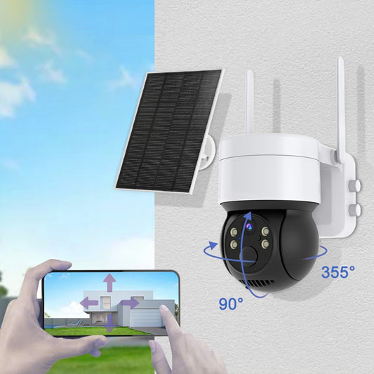 Solar HD Camera Wi-Fi Night Vision Human Detection Weatherproof Surveillance Camera