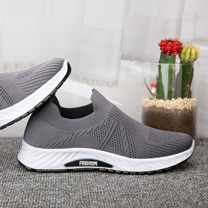 Mesh Breathable Fly Knit Sneaker Soft Sole - Carvan Mart