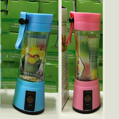 Portable Blender With USB Rechargeable Mini Kitchen Fruit Juice Mixer Home Simple Portable Electric Mini Juicer - Carvan Mart Ltd