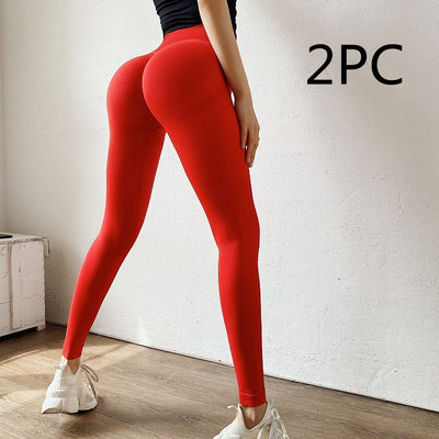 Fitness Yoga Pants Butt Lifting Leggings Push-Up Leggins Sport Gym - Carvan Mart