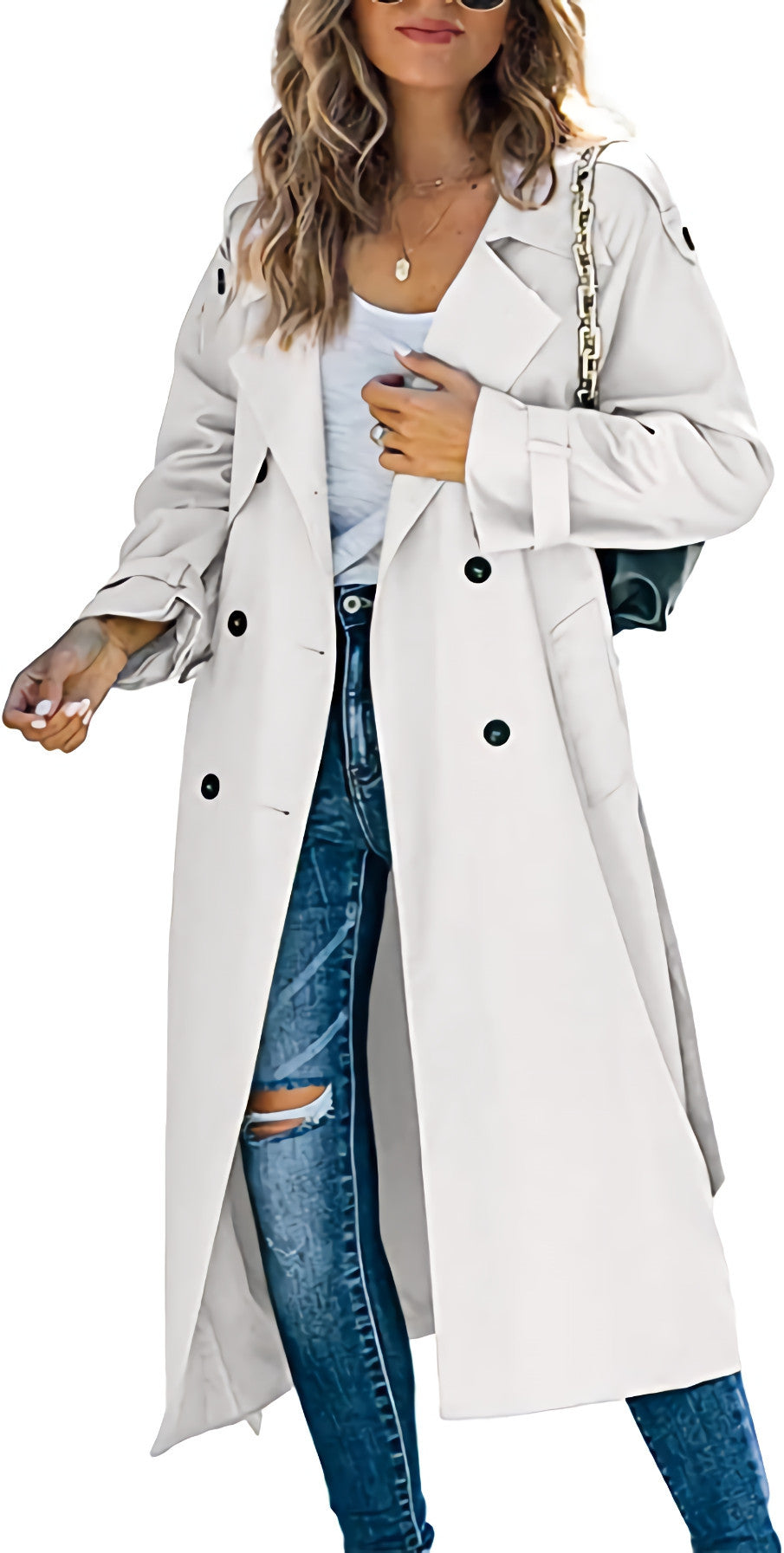 Women's Fashion Casual Solid Color Windbreaker Jacket - Carvan Mart