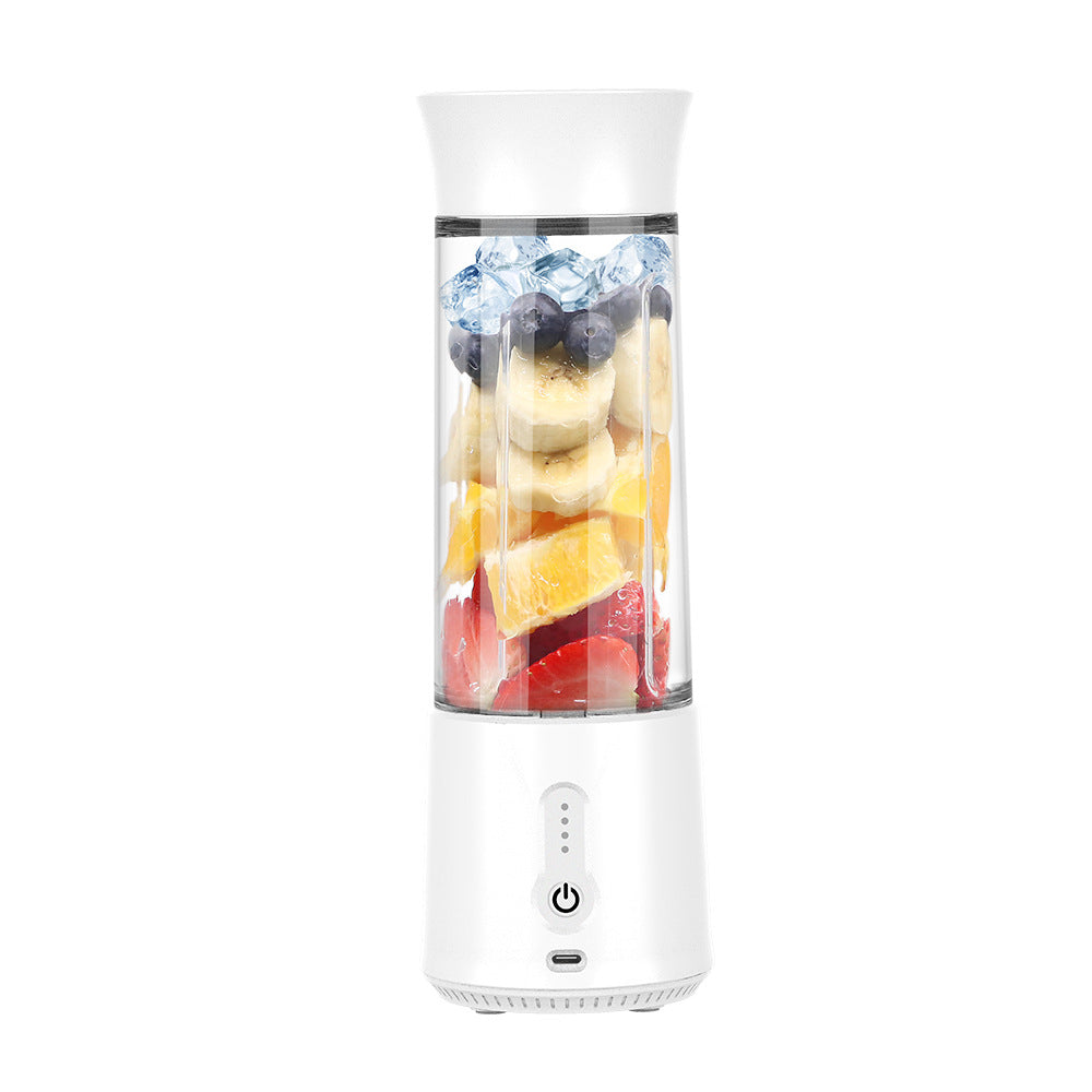 Small Juicing Cup Mini Fruit Juicer Electric Blender - White USB - Compact Blenders - Carvan Mart