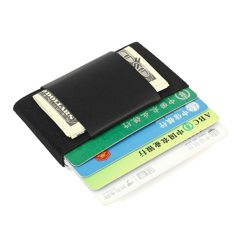 Minimalist Ultra-thin Wallet Credit Card Case Elastic Band - - Women's Wallet - Carvan Mart