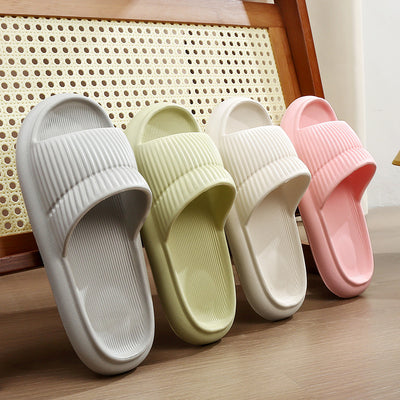 Home Slippers Women Men House Shoes Non-slip Bathroom Slippers - - Women's Slippers - Carvan Mart