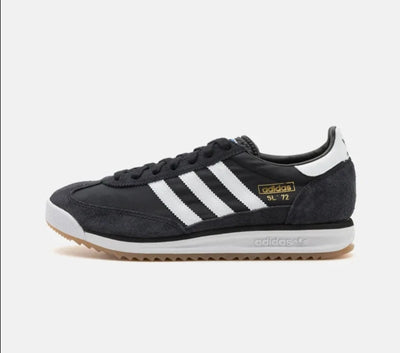 adidas Men's Originals SL 72 RS Shoes - Core Black White - Sneakers - Carvan Mart