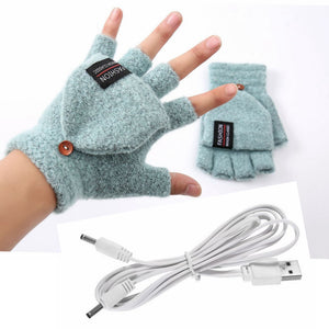 USB Double-sided Electrically Heated Gloves - - Men's Gloves - Carvan Mart