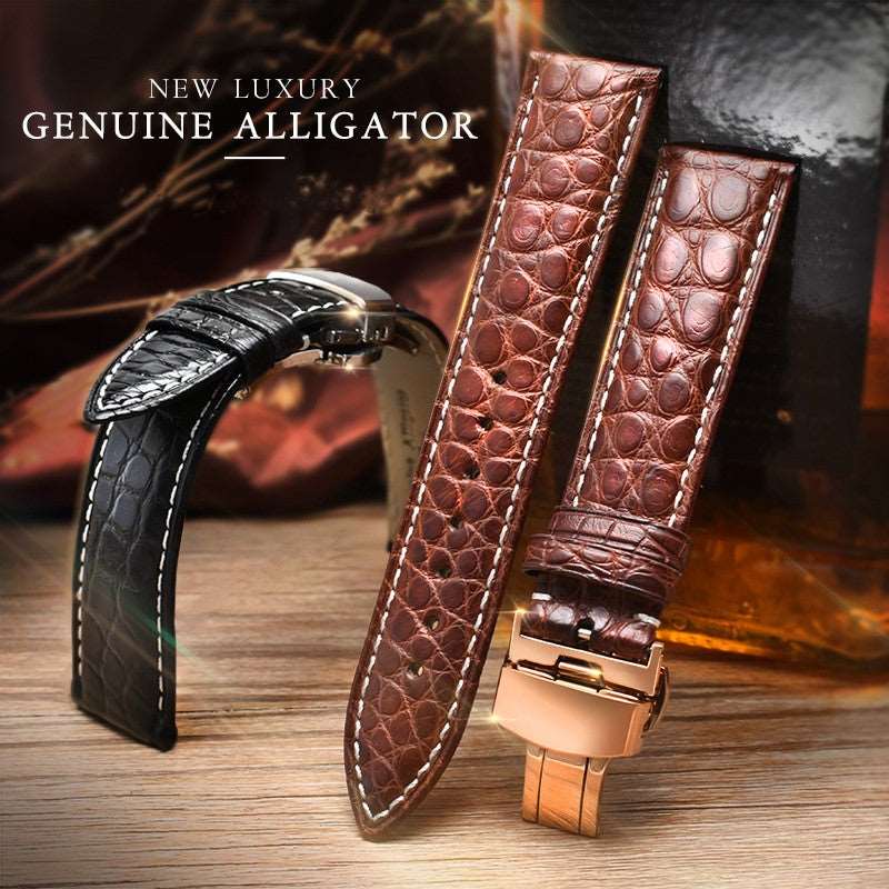 Alligator Belt Men's And Women's Watchbands Suitable For Merdo  Accessories - Carvan Mart