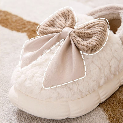 Fluffy Slippers Cotton Shoes Fashion Thick-soled Platform Shoes - Carvan Mart