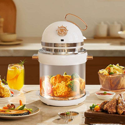 4L Transparent Visible Air Fryer - Carvan Mart