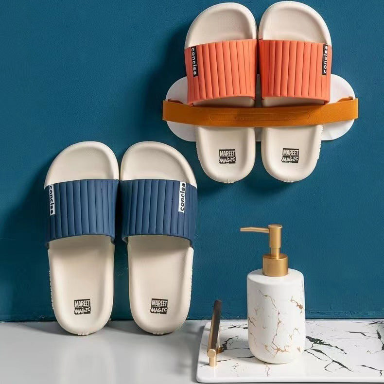 Soft Bathroom Slippers Men EVA Non Slip House Dorm Shoes - Carvan Mart