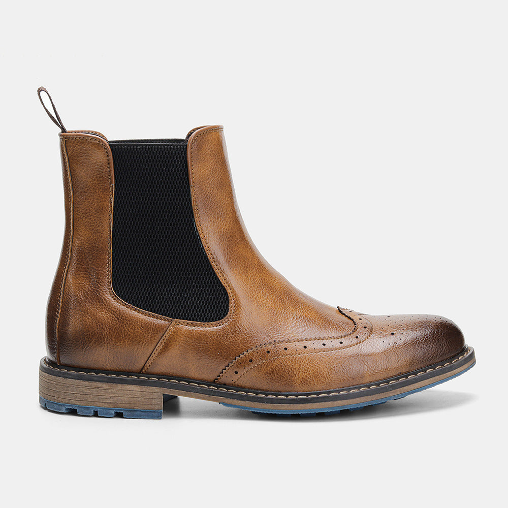 Men's Fashion Vintage Do-over Chelsea Boots - Carvan Mart Ltd