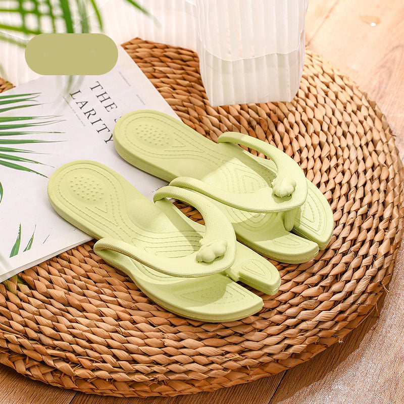 Folding Slipper Travel Portable Flip Flops Soft Sole Beach Couple Shoes - Carvan Mart