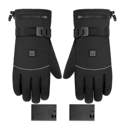 Winter Electric Motorcycle Heated Touch Screen Gloves - Battery box type A2 One size - Men's Gloves - Carvan Mart