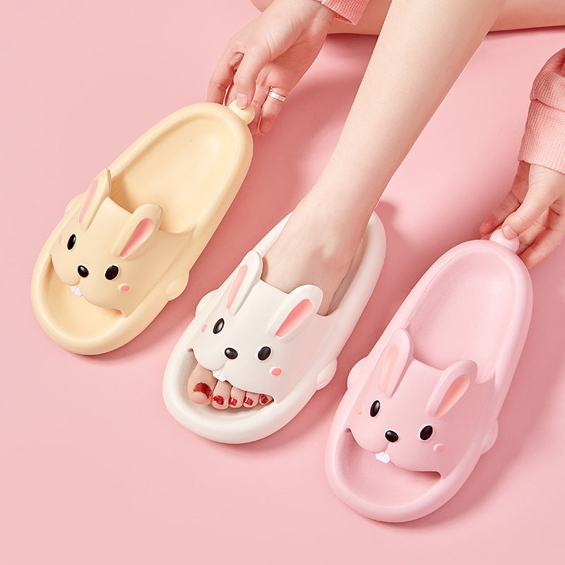 Cute Rabbit Slippers For Kids Women Slippers - - Women's Slippers - Carvan Mart