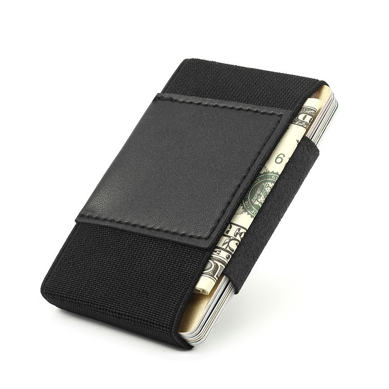 Minimalist Ultra-thin Wallet Credit Card Case Elastic Band - Carvan Mart