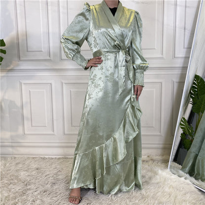 New Fashion Women's Clothing Patchwork Muslim Dress - Carvan Mart Ltd