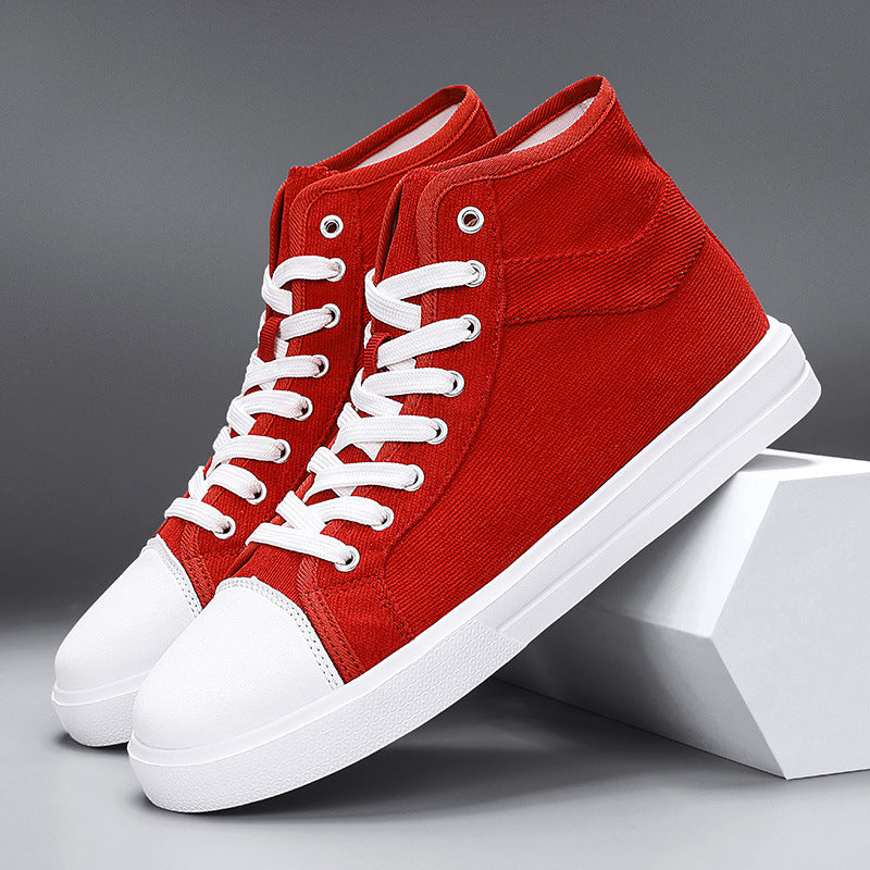 Carvan Chuck Taylor All Star Lift Platform Sports Men's Casual Shoes - Red - Men's Sneakers - Carvan Mart