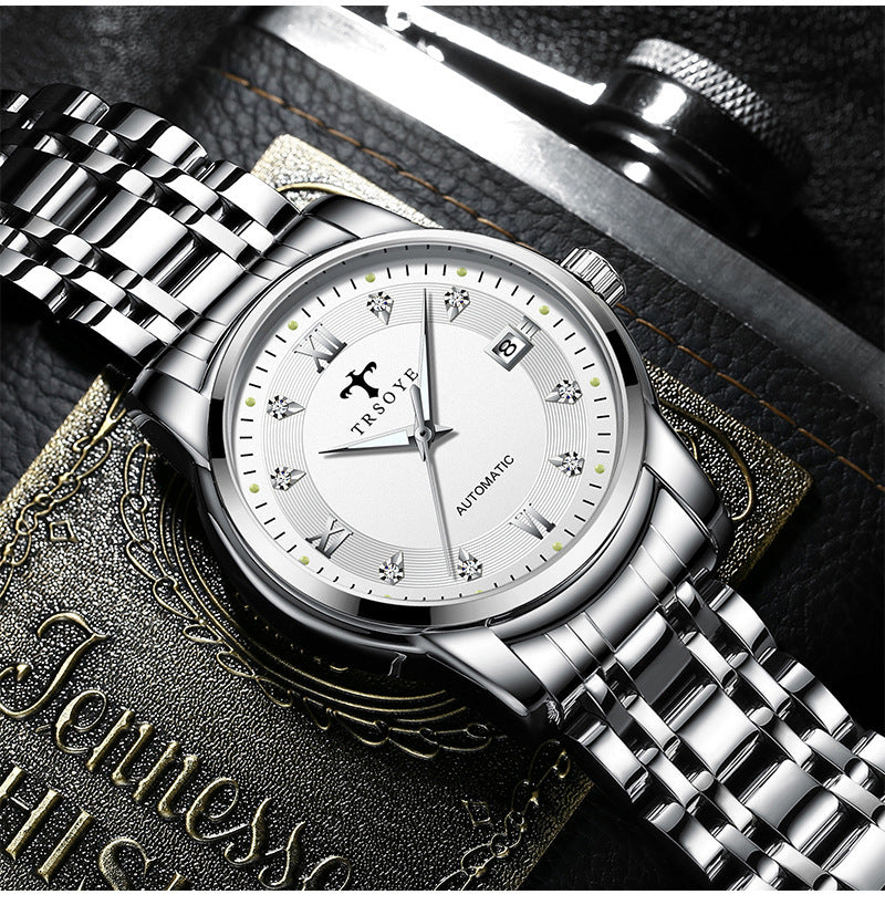 Business Luminous Waterproof Automatic Mechanical Watch - Carvan Mart