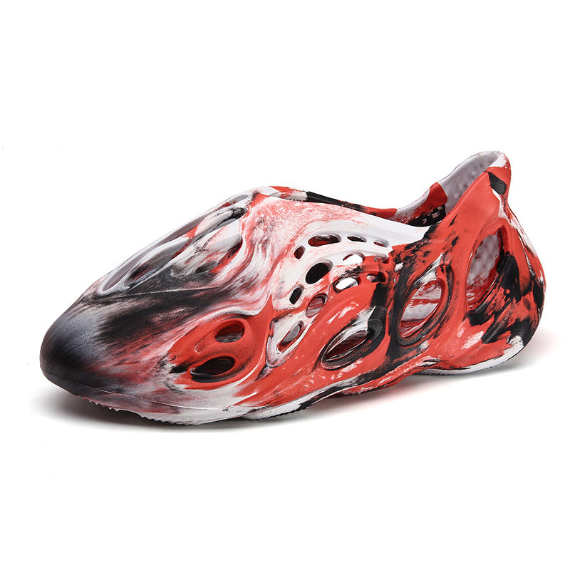 Yeezy Foam Runner Camouflage - Stylish EVA Comfort Clogs for Summer - Red White Camouflage - Men's Sandals - Carvan Mart