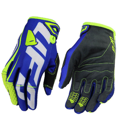 Motorcycle Cycling Bike Off-road Gloves Long Finger Breathable Gloves - Blue - Men's Gloves - Carvan Mart