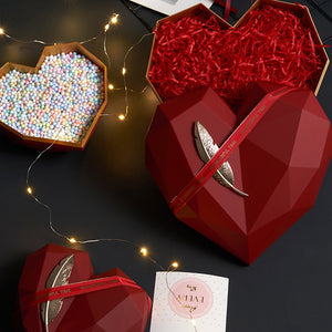 Christmas Heart-shaped Gift Box - - Gift - Carvan Mart