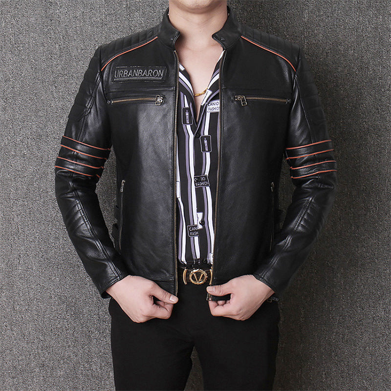 Harley Genuine Leather Men's Motorcycle Riding Slim Fit - Carvan Mart