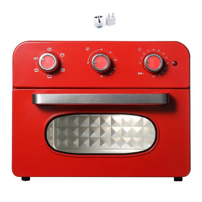 Electric Oven Household Small Air Fryer - Red EU - Air Fryers - Carvan Mart