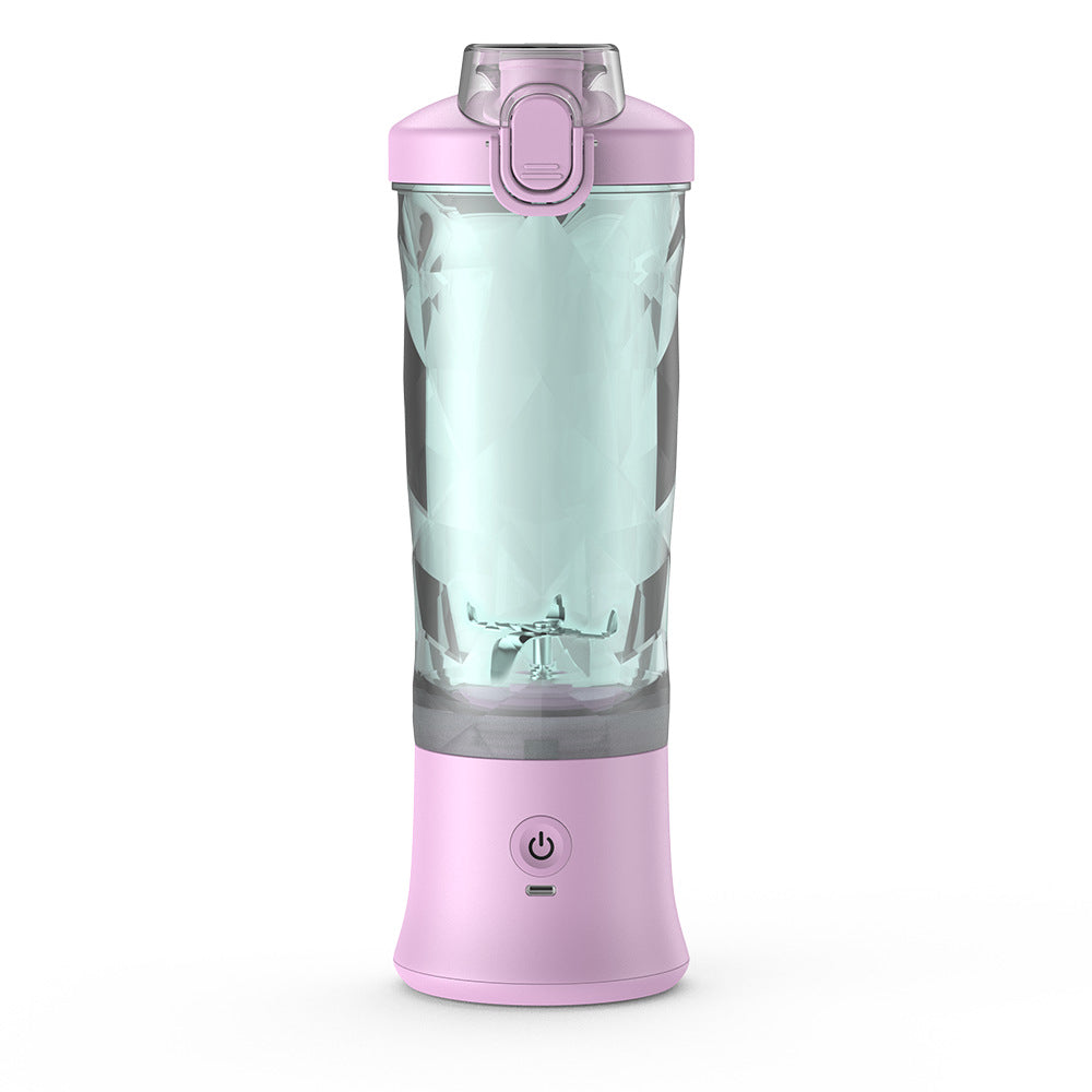 Portable Blender Juicer Personal Size Blender For Shakes And Smoothies With 6 Blade Mini Blender Kitchen Gadgets - Light Purple USB - Compact Blenders - Carvan Mart