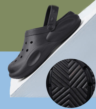 Carvan Clogs Hole Shoes Beach Casual Sandals Non-slip Garden Shoes - Carvan Mart