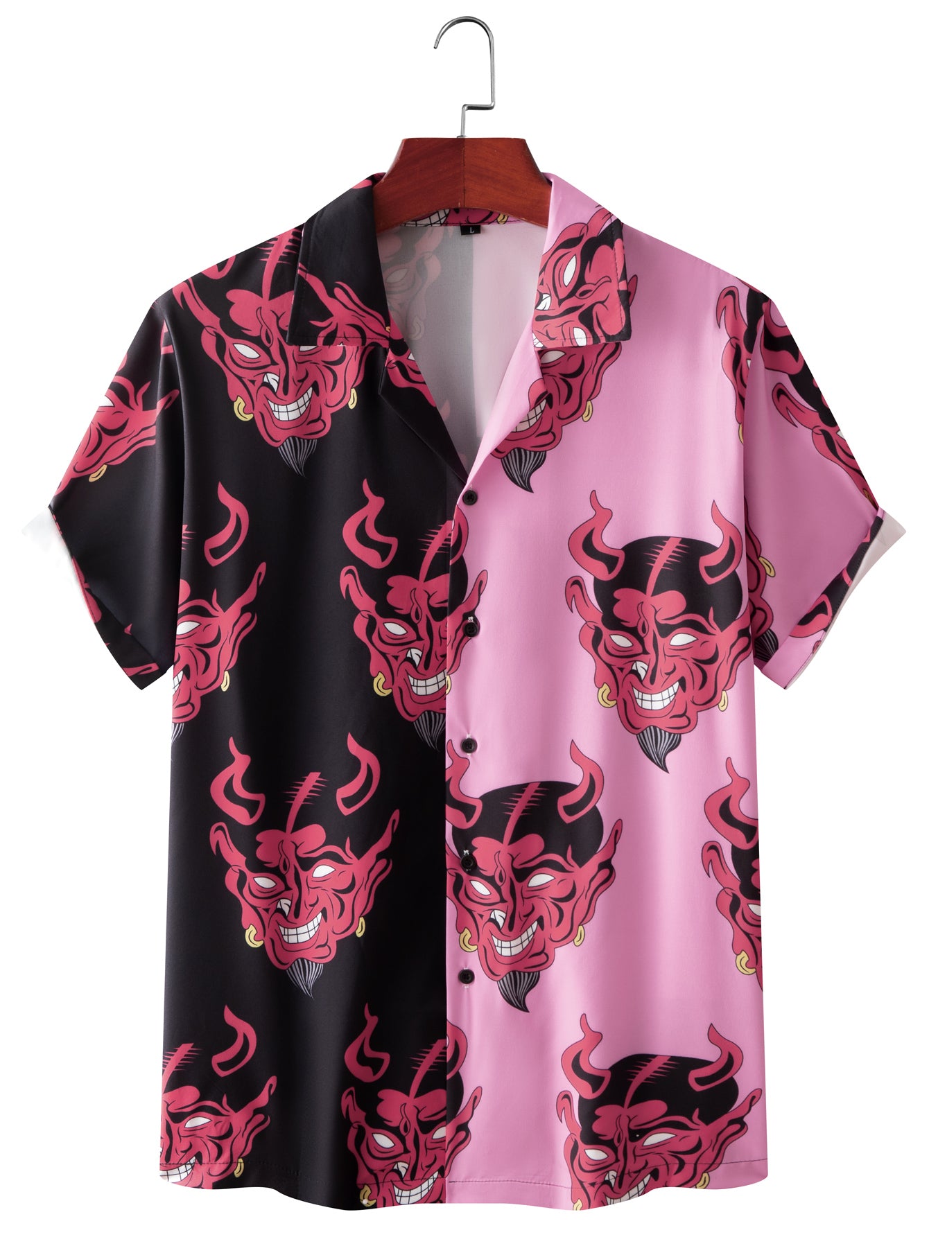 Men's Clothing Demon Print Tshirt Winning Products - Pink - Men's Shirts - Carvan Mart