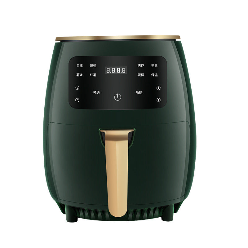 Fashion Personality Stainless Steel Air Fryer - Green - Air Fryers - Carvan Mart