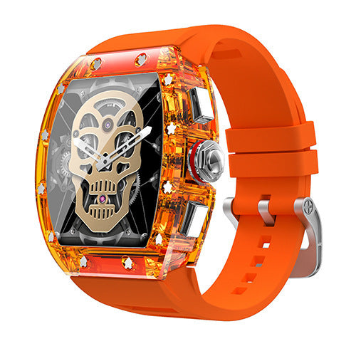 New Fashion YD5 Mechanical Smart Watch - Orange - Men's Watches - Carvan Mart