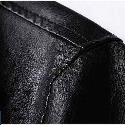 Autumn New Young And Middle-aged Leather Jacket - Carvan Mart