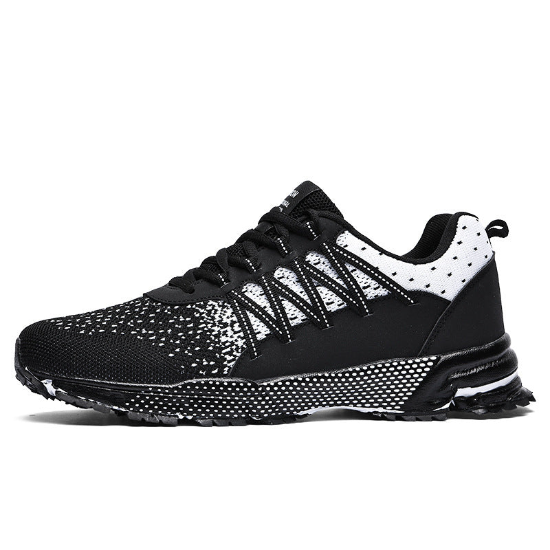 Casual Breathable Fly Woven Mesh Sneakers - Carvan Mart