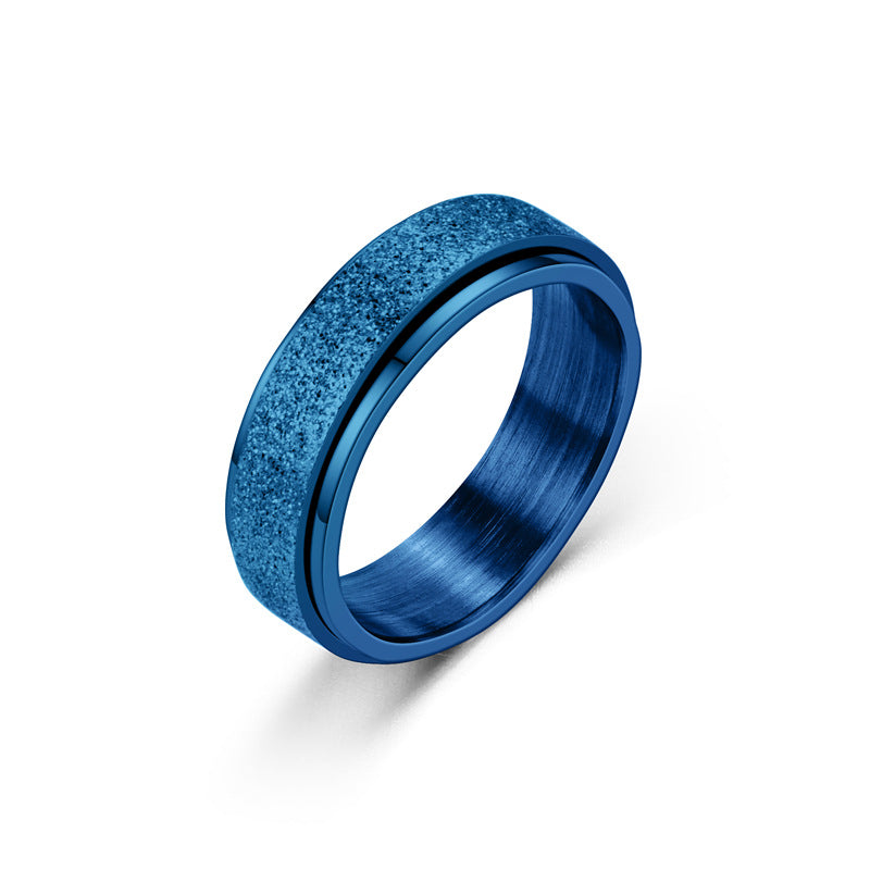 Tunable Anxiety Rings Relieve Stress Rings - Blue - Women's Rings - Carvan Mart