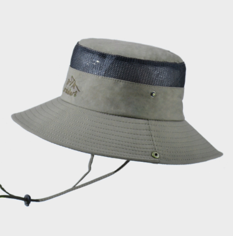 Solid Color Big Brim Sun Hat Outdoor Mountaineering Protection - Carvan Mart