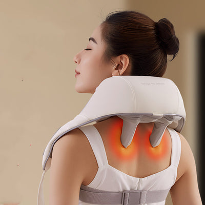 Neck Shoulder Massager Multi-Functional Muscle Massager Clip Kneading Electric - Carvan Mart