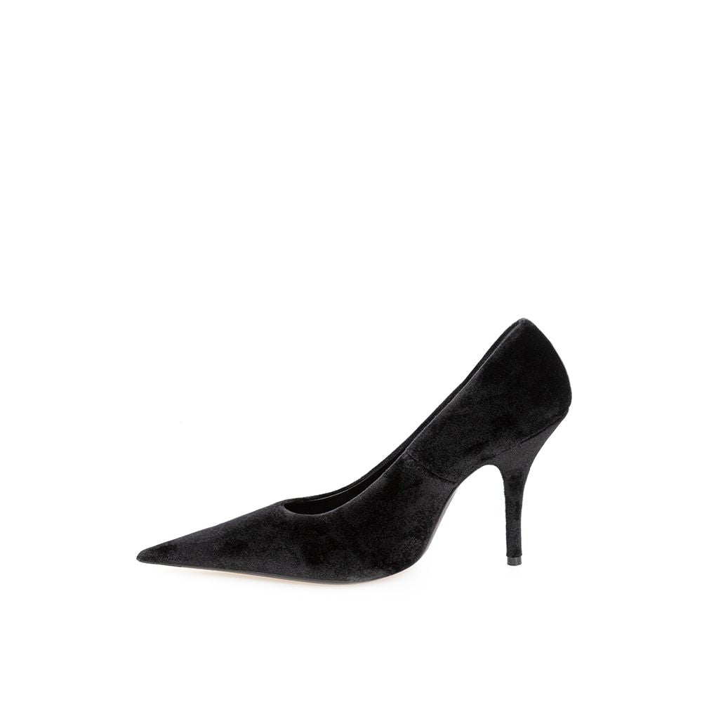 Balenciaga Elegant Velvet Black Pumps - - - Balenciaga