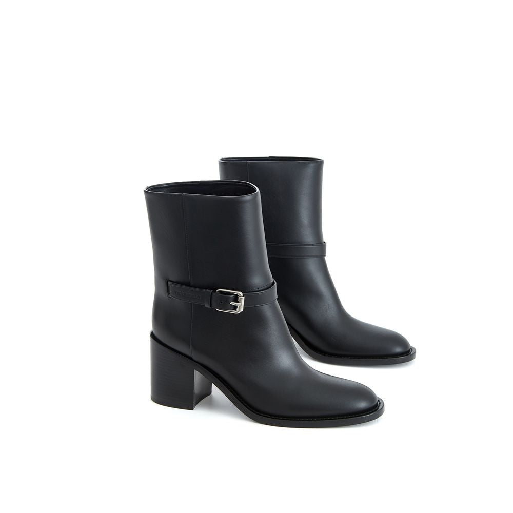 Burberry Black Leather Boot - - - Burberry