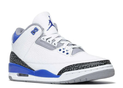 Nike Air Jordan 3 Retro Shoes - Blue Gray White - - Nike