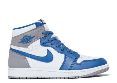 Nike Air Jordan 1 Retro High OG First in Flight Women's Shoes - Blue Gray White - - Nike