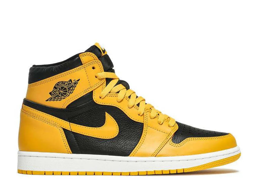 Nike Air Jordan 1 Retro High OG First in Flight Women's Shoes - Yellow Black - - Nike