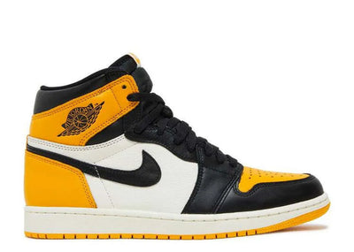 Nike Air Jordan 1 Retro High OG First in Flight Women's Shoes - Yellow Black White - - Nike