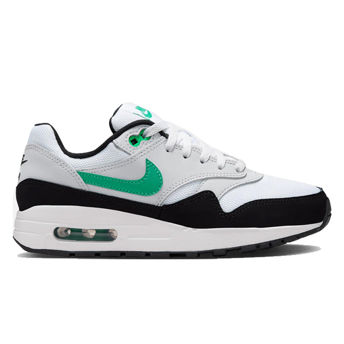 Nike Air Max 1 Shoes - White Green Black Stadium Green - - Nike