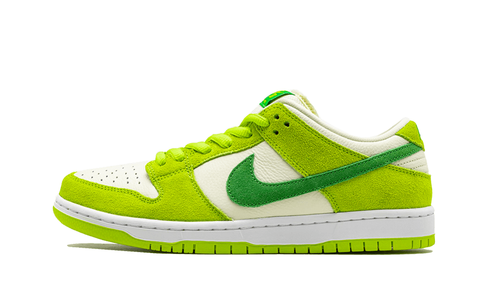 Nike SB Dunk Low Shoes - White Green Apple - Shoes - Carvan Mart